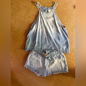 Cloth and stone lightweight denim outfit